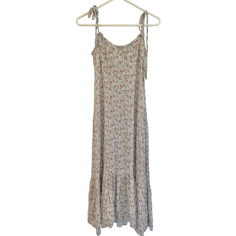 Audrey 3+1 Floral Midi Dress with Tie straps Small